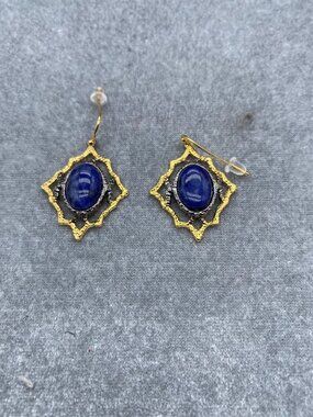 Alexis Bittar Blue Lace Agate Collection Stud Earrings